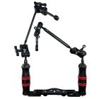 WeeFine dual tray with handles and 2 x ball arm set medium