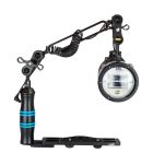 Sea&Sea YS-D3 DUO DS-TTL RC Strobe set with aluminum tray and ball arm set