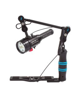 Backscatter Mini Flash 2 strobe set with tray, ball arm, battery and charger