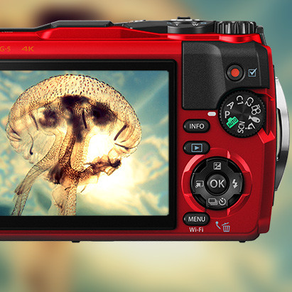 How to adjust white balance on Olympus Tough camera